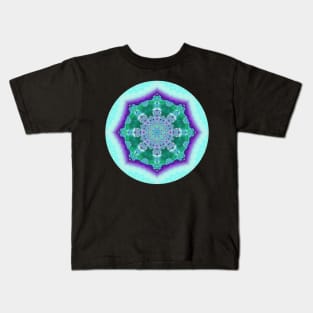 Fractal Mandala - Garden of Delights Kids T-Shirt